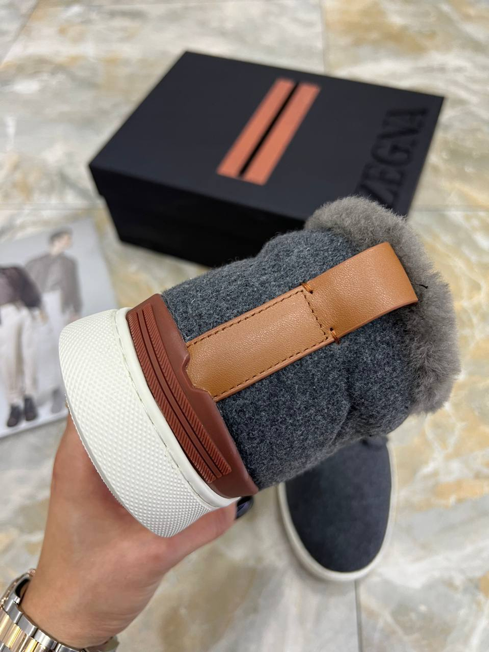 Кеды Zegna