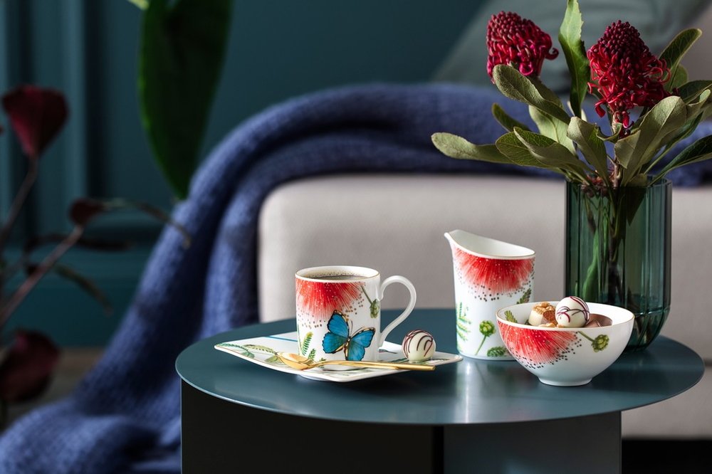 Villeroy & Boch Чашка с блюдцем Amazonia 210 мл для кофе 1035141300+1035141310