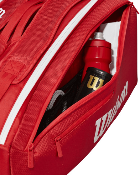 Сумка теннисная Wilson Super Tour Red 9PK (2025), арт. WR8036701001
