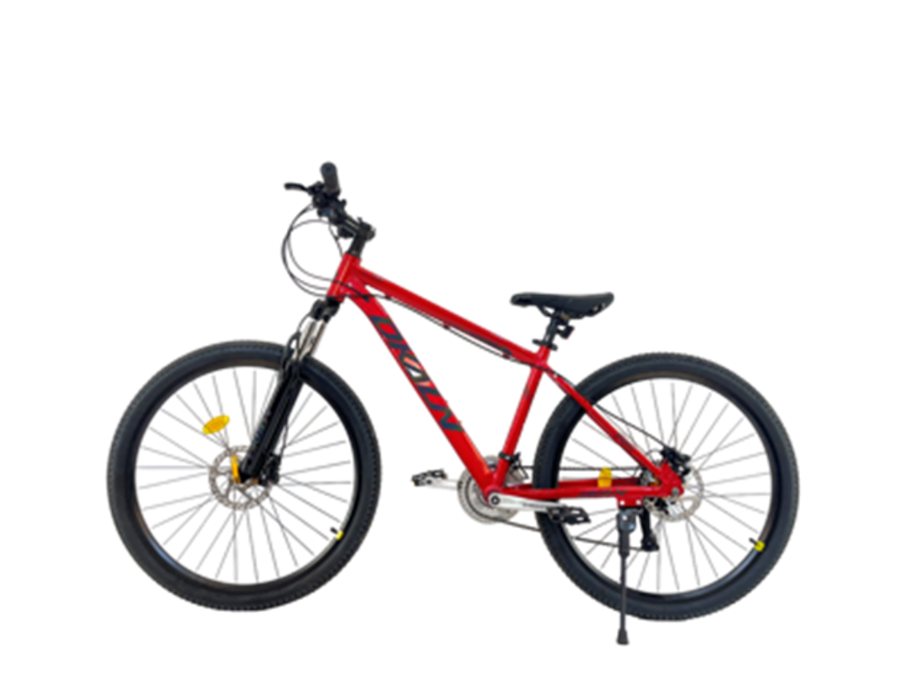 Велосипед Dkaln 27,5" 27скор (L-Twoo A5, алюминиевая рама  XL, гидравлический тормоз) Красный (DK-91