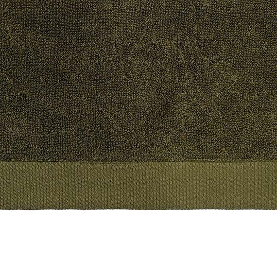 Полотенце банное оливкового цвета из коллекции essential, 90х150 см