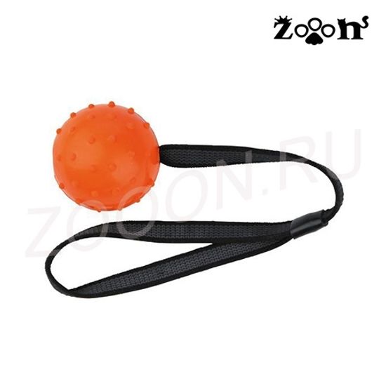 Trixie Мяч резиновый на веревке диаметр 5 см, длина 32 см