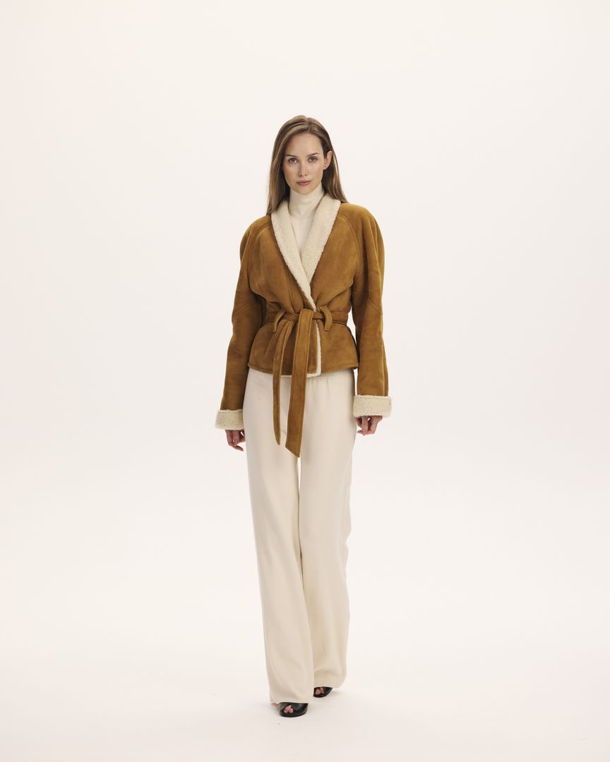 Куртка кожаная зимняя