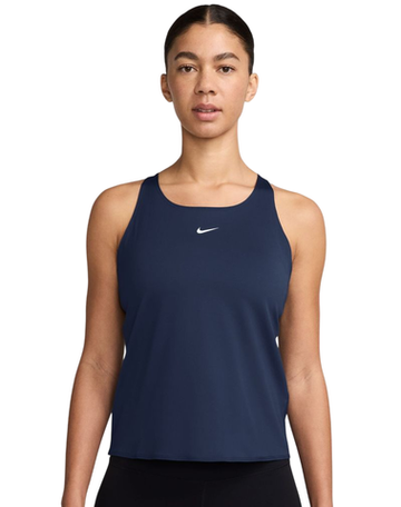 Женский топ теннисный Nike Dri-Fit Pro Tank - midnight navy/white