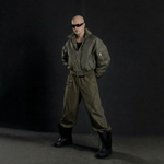 Высококачественная мужская куртка-бомбер оверсайз в стиле ретро с металлическими пряжками-замками, укороченная, для мужчин