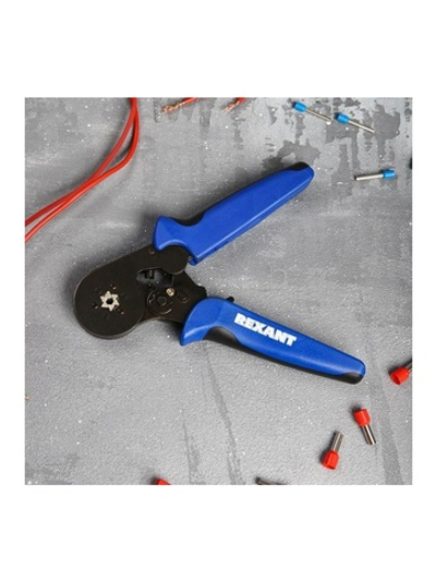 Кримпер для обжима штырьевых након. 0.08-6.0кв.мм (HT-866; HSC8 6-6) Rexant 12-3205