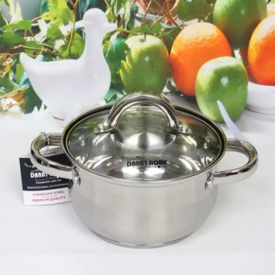 Кастрюля из нержавеющей стали BARBARA 1,9л, индукция, DH08-16