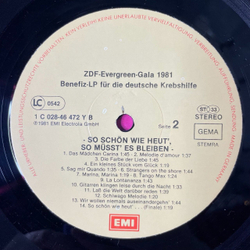 Винтажная виниловая пластинка LP Сборник So Schon Wie Heut (Germany 1981)