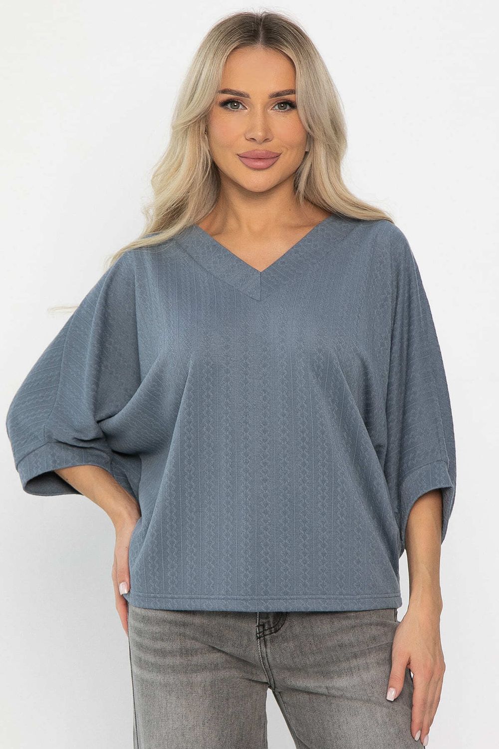 Джемпер трикотажный Джорджина (джинс) Б14247-12М LT Collection