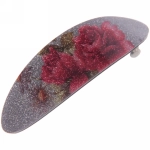 Заколка автомат «Women's style - Эмма», 9,5*2,5см, микс 6 цветов