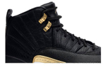 Кроссовки Jordan Air Jordan 12 Retro Black Metallic Gold White (Женская размерная сетка)