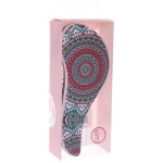 Расческа массажная компактная «ЛАНТА», микс 4 дизайна, 18*7,5см (PVC коробка)