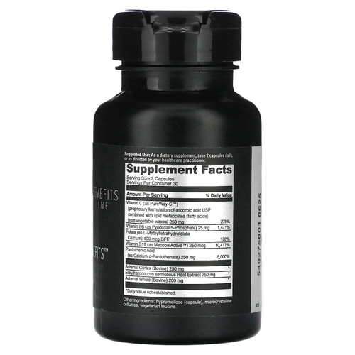 DaVinci Laboratories, Benefits Line, Adrenal Benefits, 60 капсул