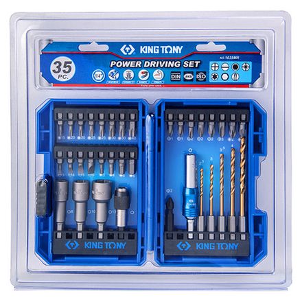 Цена на KING TONY (1035MR) Набор для шуруповерта, 35 предметов