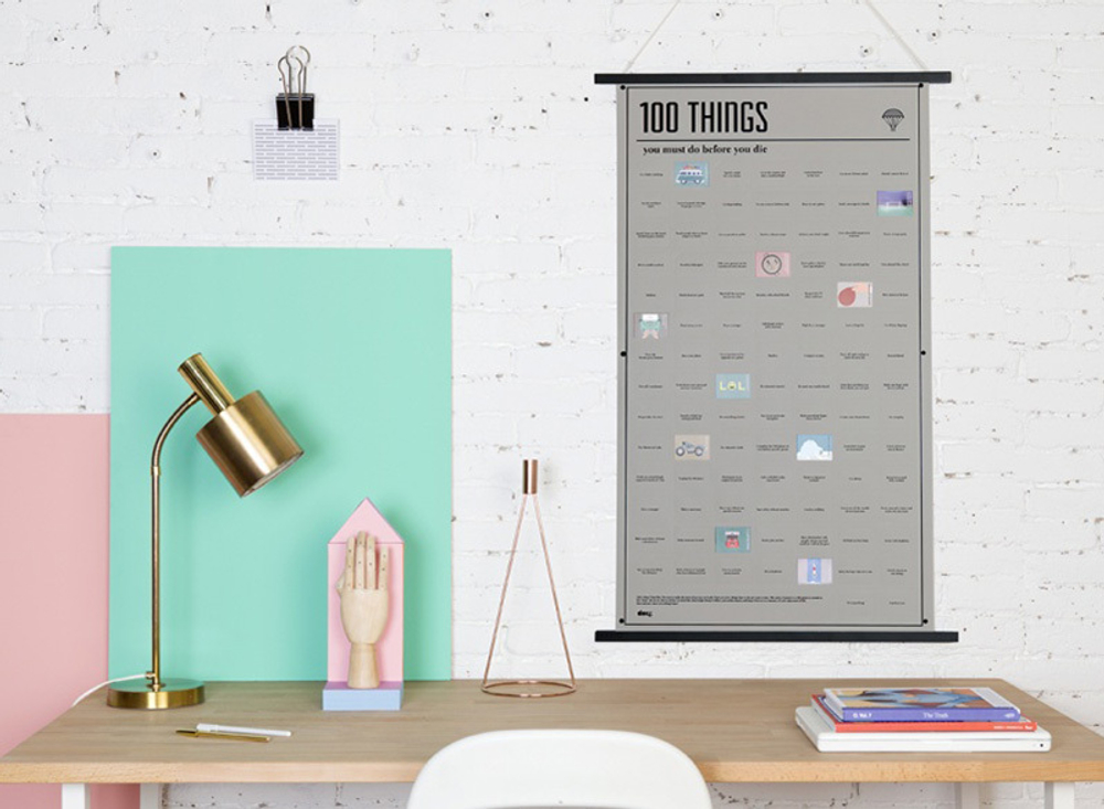 Постер «100 вещей, которые нужно сделать прежде чем умереть»