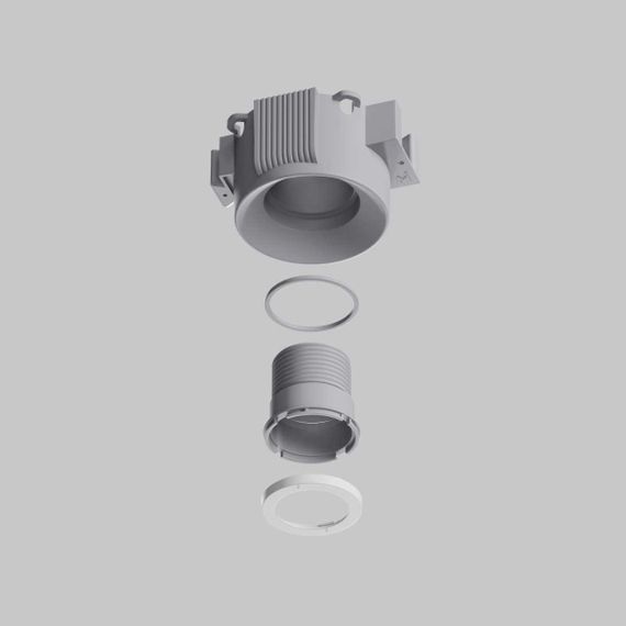 Встраиваемый светильник Maytoni Technical Downlight Intro 2.0 DL136-GU10-W