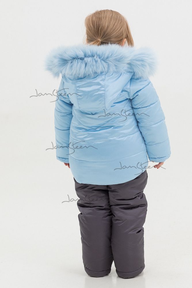 Зимний нежно-голубой комплект для девочки JAN STEEN
