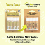 Mild By Nature, Sierra Bees™, органические бальзамы для губ, какао-масло, 4 шт. по 4,25 г (0,15 унции)