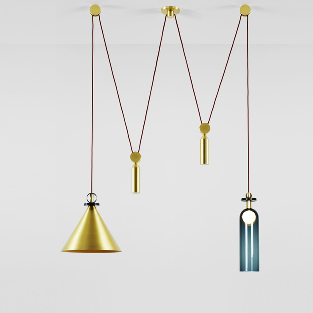 Pendant design lamp  Shape Up 5 by Roll & Hill
