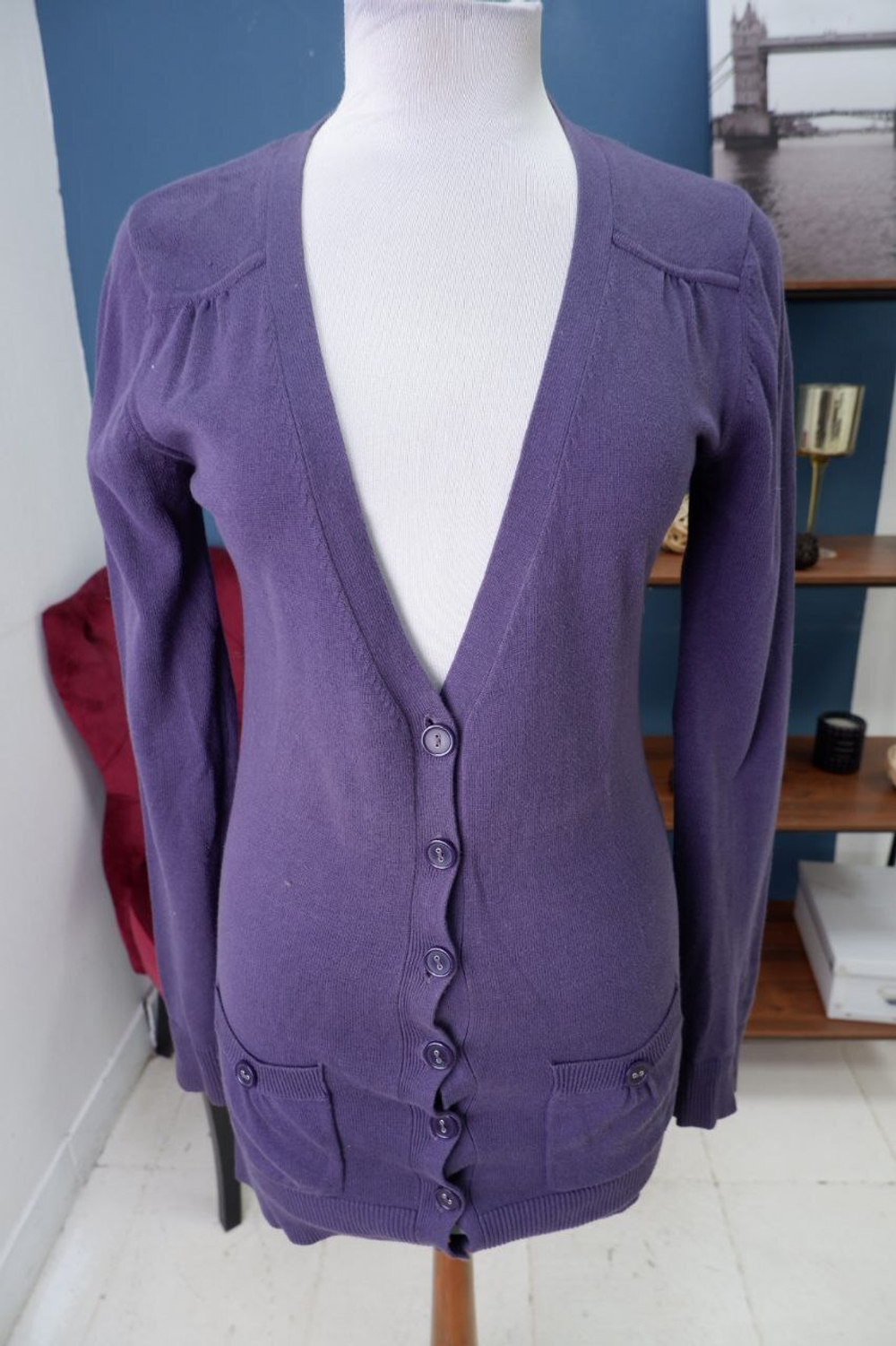 Кардиган Xdye на пуговицах 46 размер