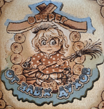 Декоративный гобеленовый чехол для интерьерной подушки Оберег От злых духов 38*38