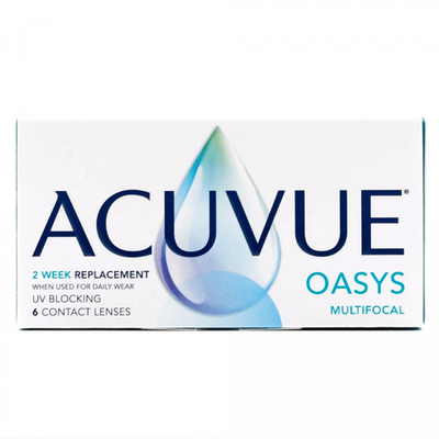 Двухнедельные мультифокальные контактные линзы Acuvue Oasys Multifocal (уп. 6 линз)
