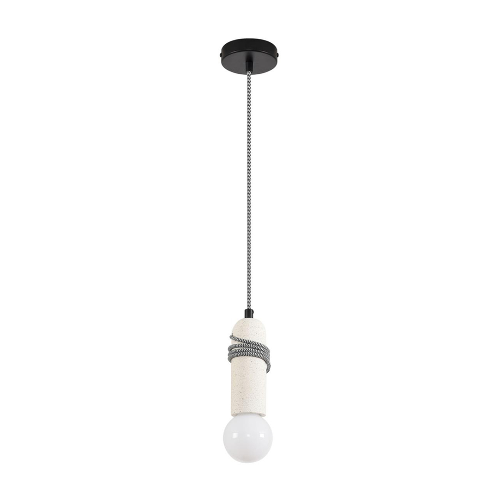 8363/1A ECO LN26 330 черный/белый, металл/бетон Подвес E27 LED 10W 220V TESLA