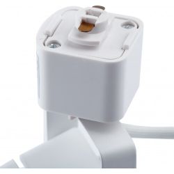 Трековый светильник однофазный ЭРА TR10-GU10 WH под лампу MR16 белый