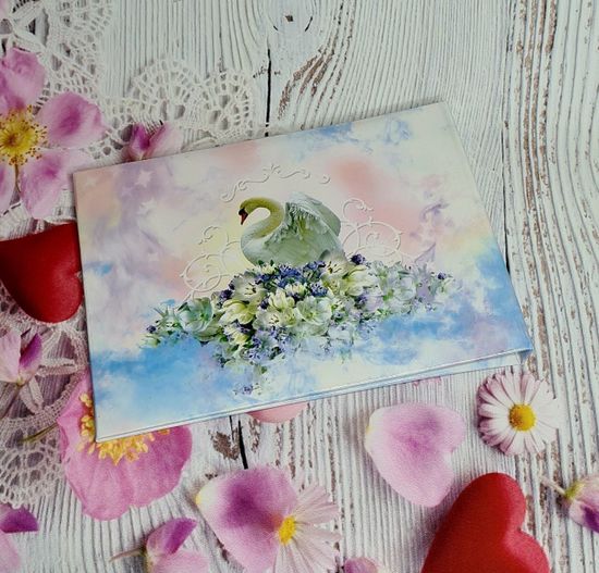 Свадебная книга пожеланий Пара Лебедей