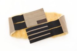 Пояс на резинке из овчины