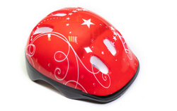 Шлем вело TRIX детский кросс-кантри 6 отверстий S 52-54см Out Mold красный