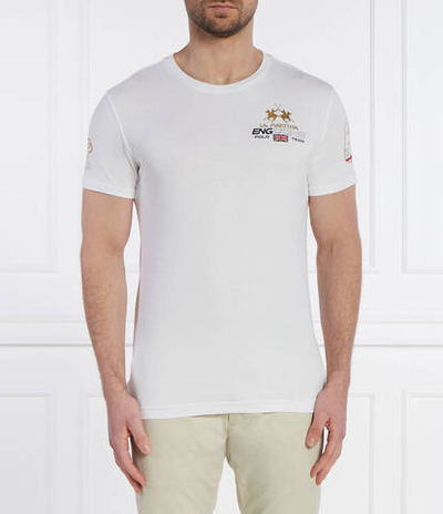 Футболка La Martina - белый(YMR306 JS206)