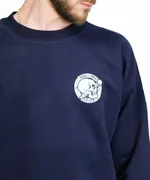 Толстовка Hardlunch x Ostem темно-синяя