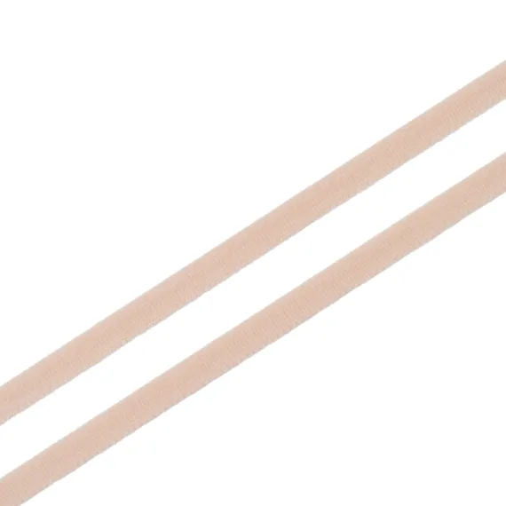 Резинка отделочная бежевая 7 мм, кант (цв. 126), 663/7