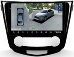 Магнитола для Nissan Qashqai 2014-2022 (кондиционер) - Teyes CC3-2K-360 на Android 10, 2K QLED, 6Гб+128Гб, CarPlay, 4G SIM-слот, 4 камеры в комплекте