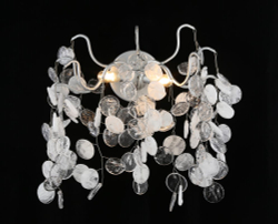 Бра Crystal Lux TENERIFE AP2 SILVER