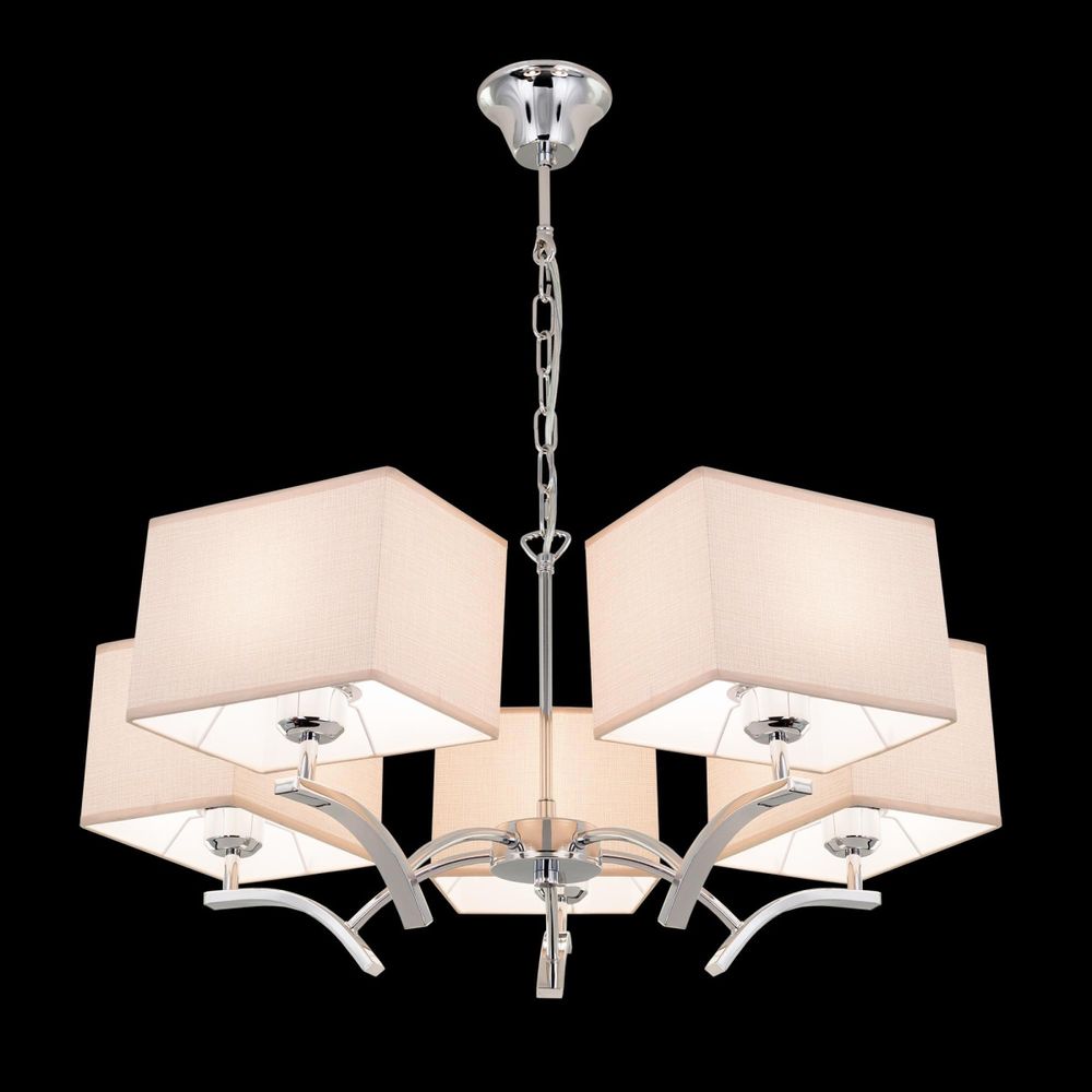 Citilux Эвора Квадро CL460251 Люстра с бежевыми абажурами