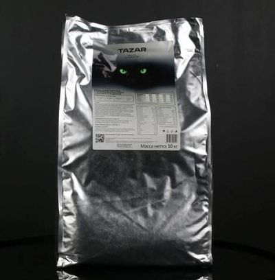 Сухой корм для стерилизованных кошек TAZAR с курицей и индейкой, Пакет 10 кг