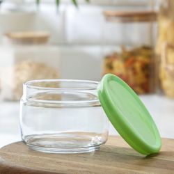 Банка для сыпучих продуктов Cesni, 420 мл, (Зелёная), Сима-Ленд