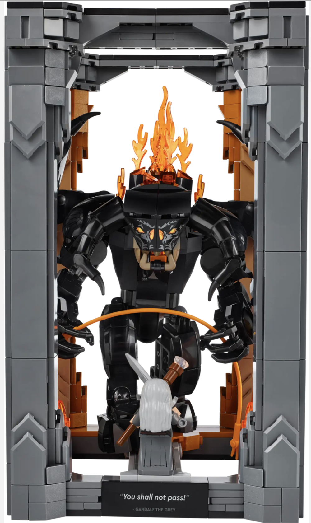 Конструктор LEGO Icons 10367 Властелин колец: Балрог книжный уголок