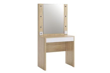 Трюмо "Зара" (дуб сонома/белый), Мебельсон