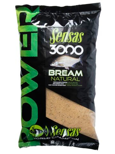 Прикормка Sensas 3000 POWER BREAM Natural 1кг