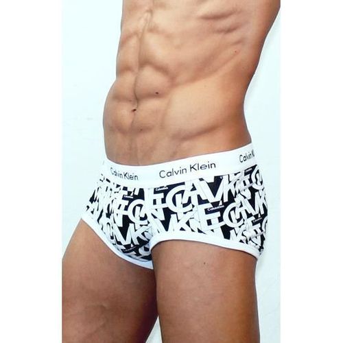 Мужские трусы брифы Calvin Klein 365 CK Black Letters