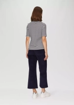 Полосатая рубашка из хлопкового джерси с длинными рукавами s.Oliver