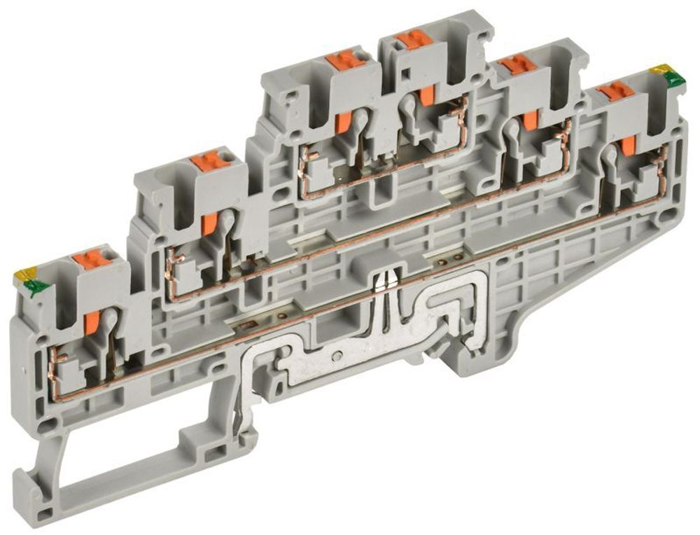 Колодка клеммная CP-ML-PEN 3 ур. земля-низ 2.5кв.мм сер. IEK YCT23-03-3-K03-002 Колодка клеммная CP-ML-PEN 3 ур. земля-низ 2.5кв.мм сер. IEK YCT23-03-3-K03-002