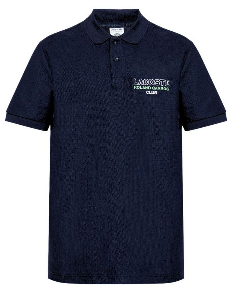 Футболка для мальчика теннисная Lacoste Kids Roland Garros Club