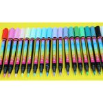 Маркеры акриловые 2.0мм, кисть, Magi, ассорти, 1шт.