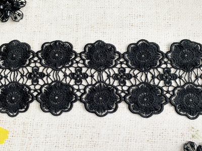 Кружево матовое плетеное, ш. 11 см.