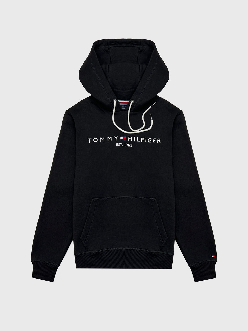 Худи Tommy Hilfiger Embroidered Tommy Logo Black