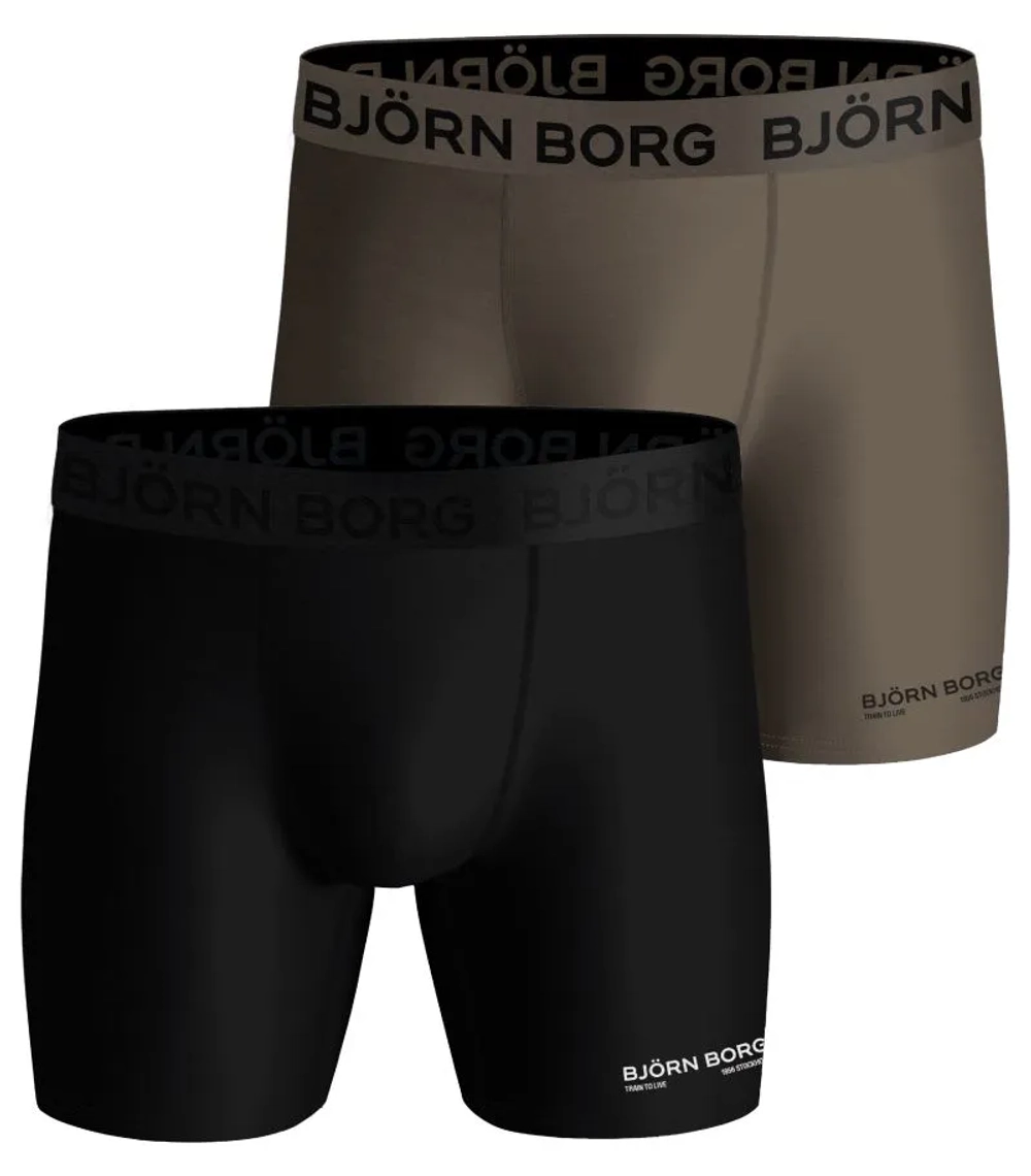 Боксерки теннисные Bj_rn Borg Performance Boxer 2P - black